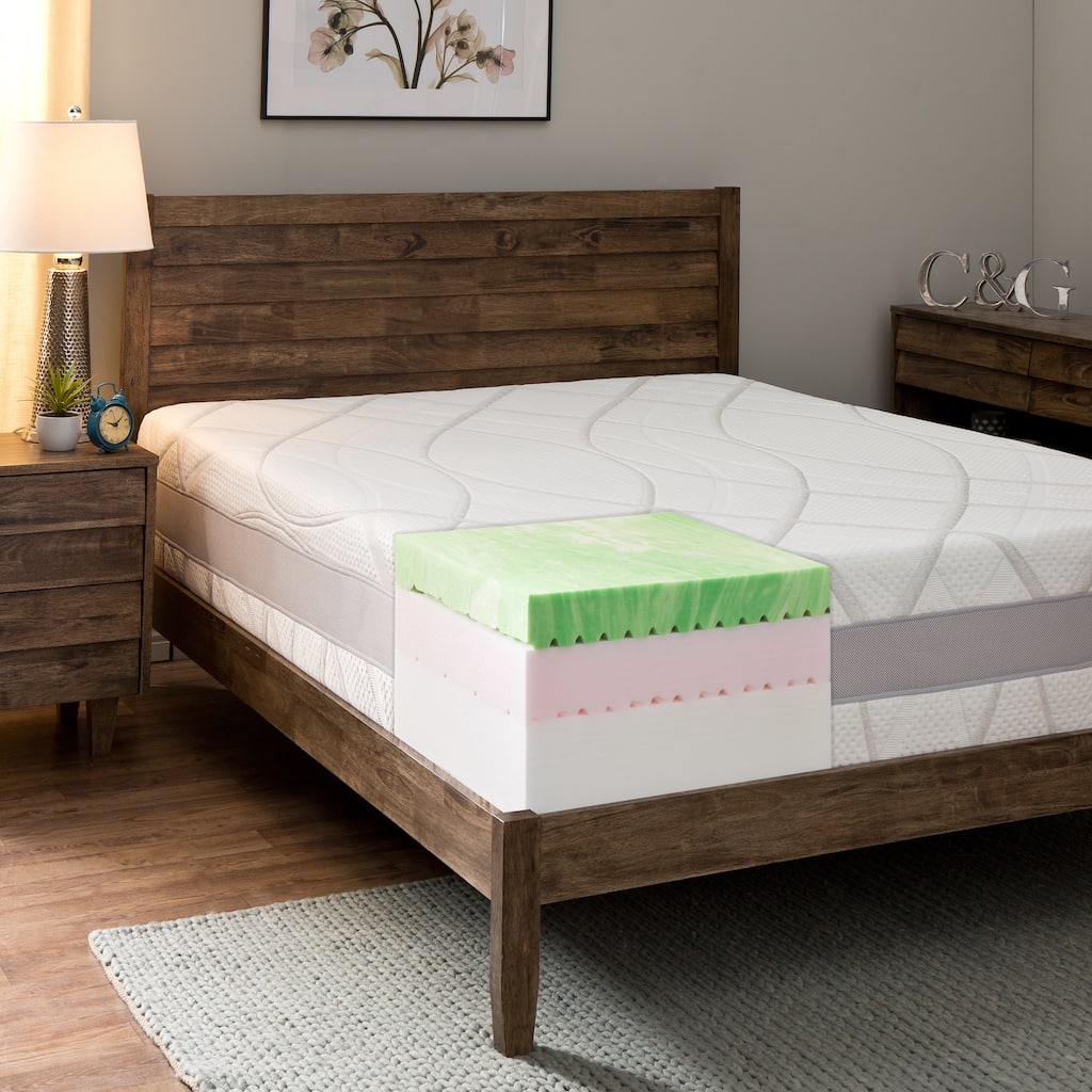 Comfort Dreams 13-inch King-size Gel Memory Foam Mattress with Thermo-Gel Cover