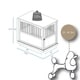preview thumbnail 10 of 57, Wooden Pet Crate End Table with Lockable Door