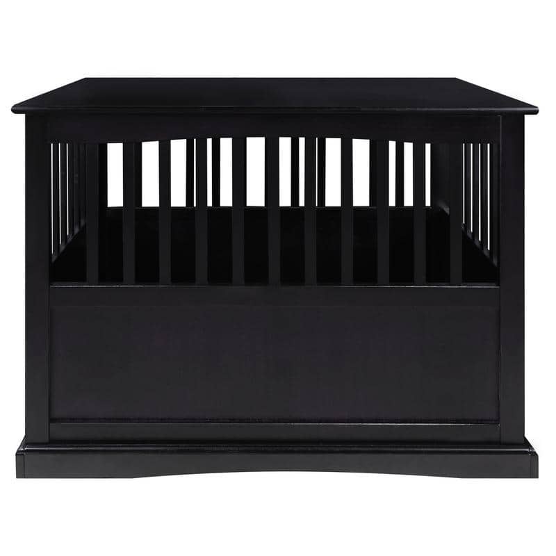 Wooden Pet Crate End Table with Lockable Door