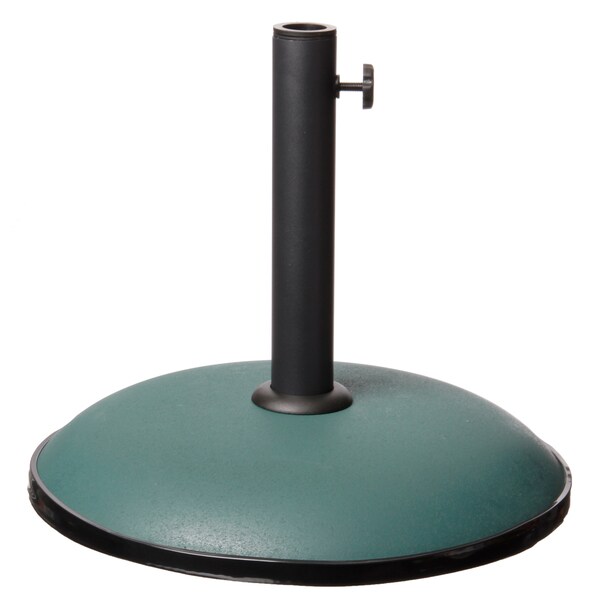 Green Concrete 33 pound Umbrella Base Umbrella Bases