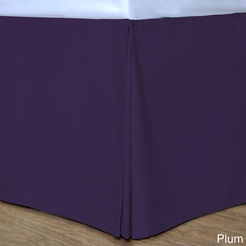 Copper Grove Tinsdale Cottonloft Colors Bedskirt - Plum - Twin