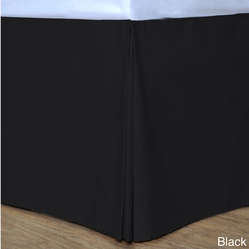 Copper Grove Tinsdale Cottonloft Colors Bedskirt - Black - Twin