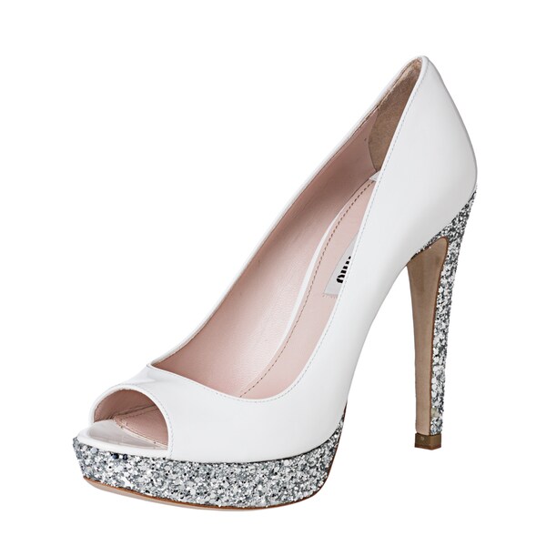 miu miu shoes glitter