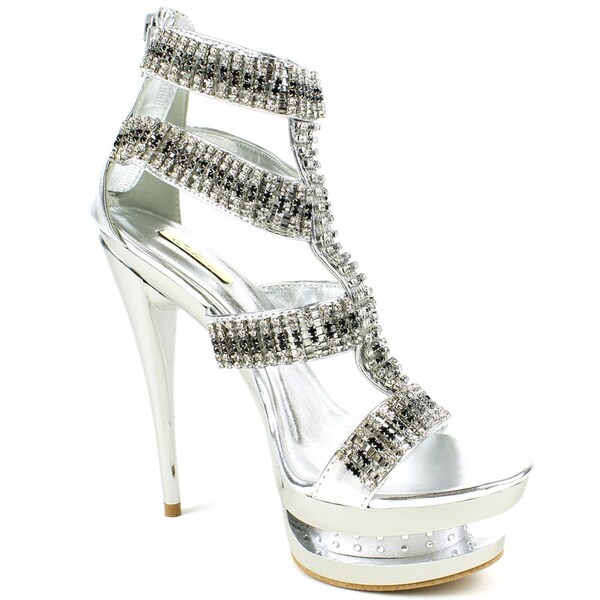Shop Celeste Women's 'Alude-05' Triple Platform Stiletto Sandals - Free ...