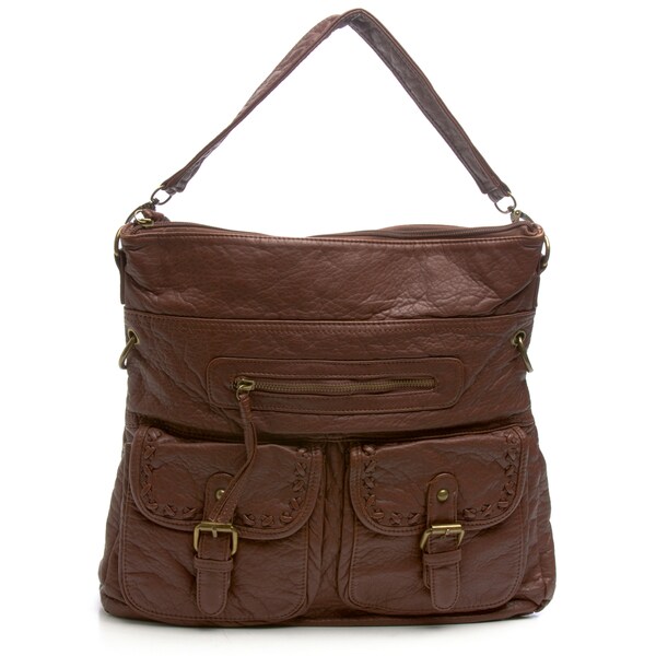 Shop Brown Stitch Handbag - Free Shipping On Orders Over $45 ...