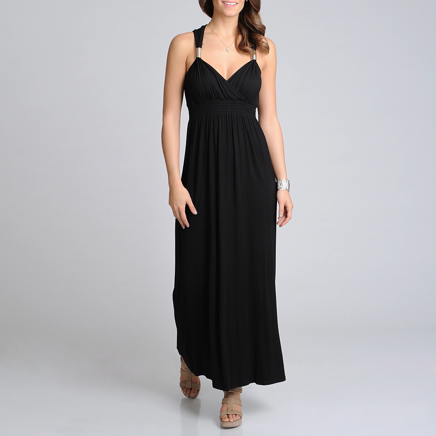 nina leonard maxi dress