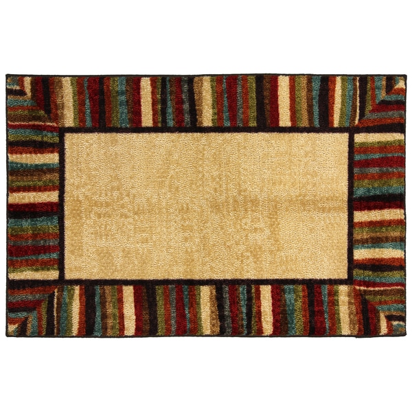 Rainbow Border Anti Fatigue Rug (2'6 x 3'9) Accent Rugs