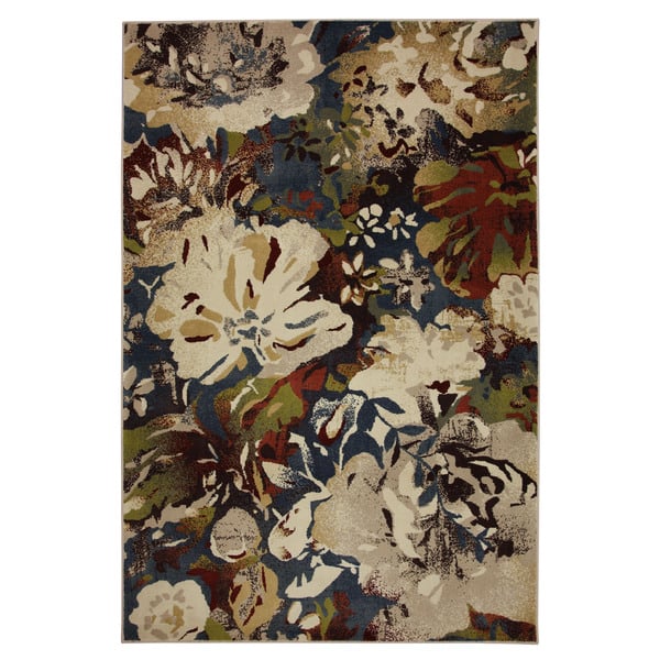 Watercolor Lagoon Rug (8' x 10') - Multi/Multi-color - Bed Bath ...