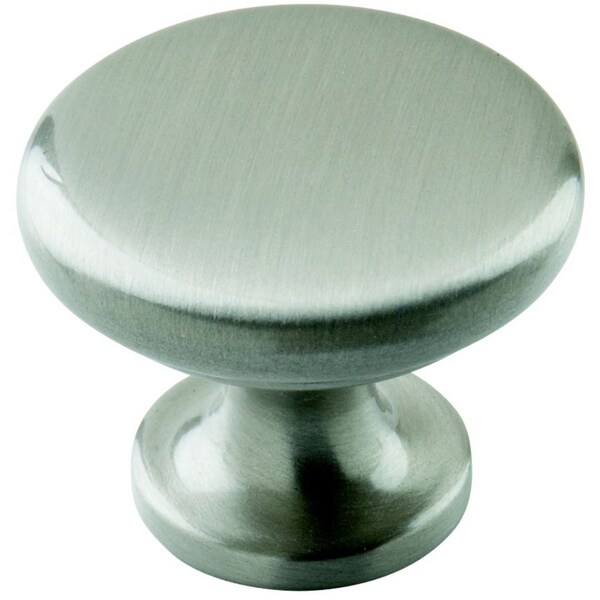 Shop Amerock Traditional 1.25Inch Satin Nickel Knob (Pack of 5) Free Shipping On