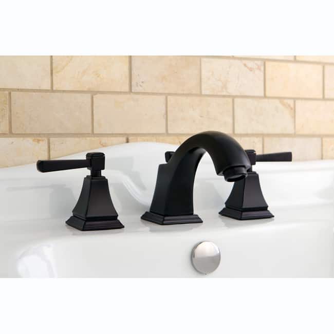Kingston Brass Oil-rubbed Bronze Widespread Bathroom Faucet