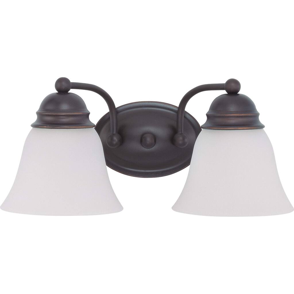 Nuvo Empire 2-light Mahogany Bronze Vanity Fixture