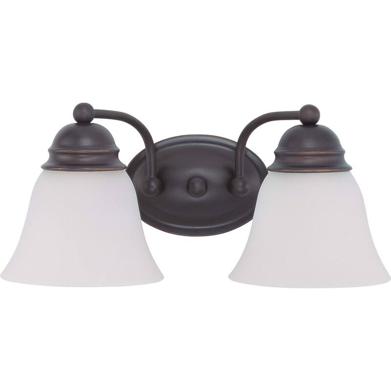 Nuvo Empire 2-light Mahogany Bronze Vanity Fixture
