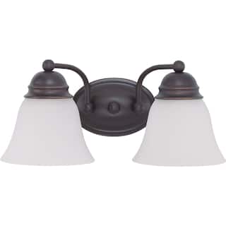 Nuvo Empire 2-light Mahogany Bronze Vanity Fixture