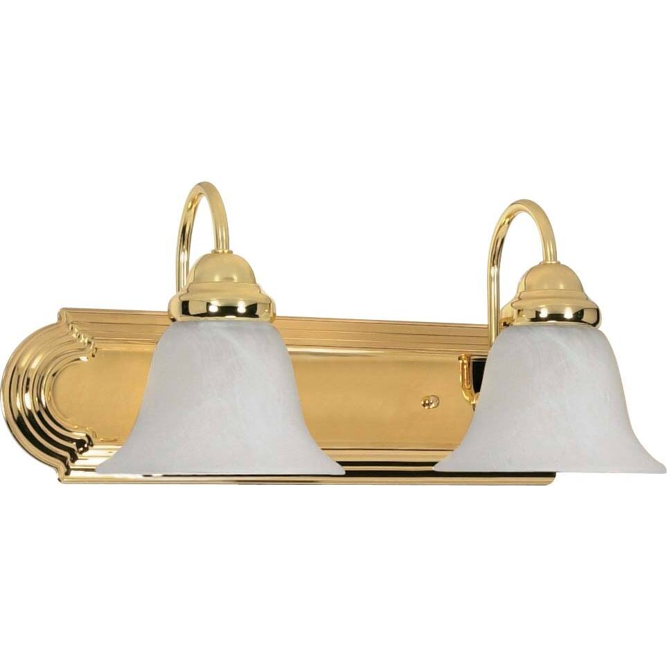 Nuvo Ballerina 2-light Polished Brass Vanity Fixture