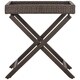 Shop Safavieh Outdoor Living Brown PE Wicker Folding Tray ... Shop Safavieh Outdoor Living Brown PE Wicker Folding Tray ... on Safavieh Outdoor Living Horus Dining Set id=72573