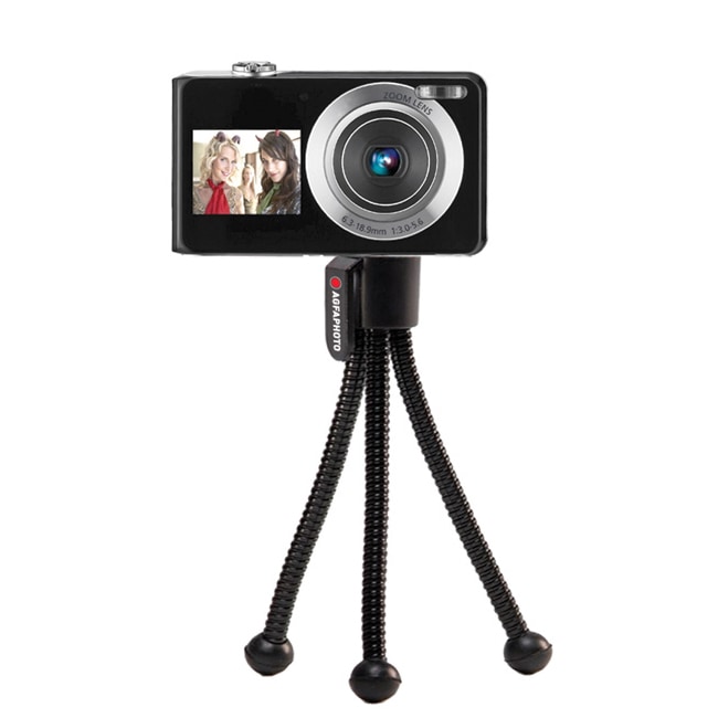 Red Agfa Photo 5 Inch Flexible Mini Tripod