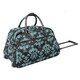 preview thumbnail 4 of 7, World Traveler Designer Prints Fleur-De-Lis 21-inch Carry-on Rolling Upright Duffel Bag
