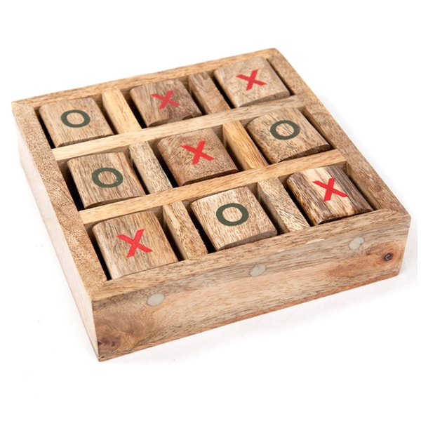 Shop Handmade Wooden-Tic-Tac-Toe Game India - On Sale 