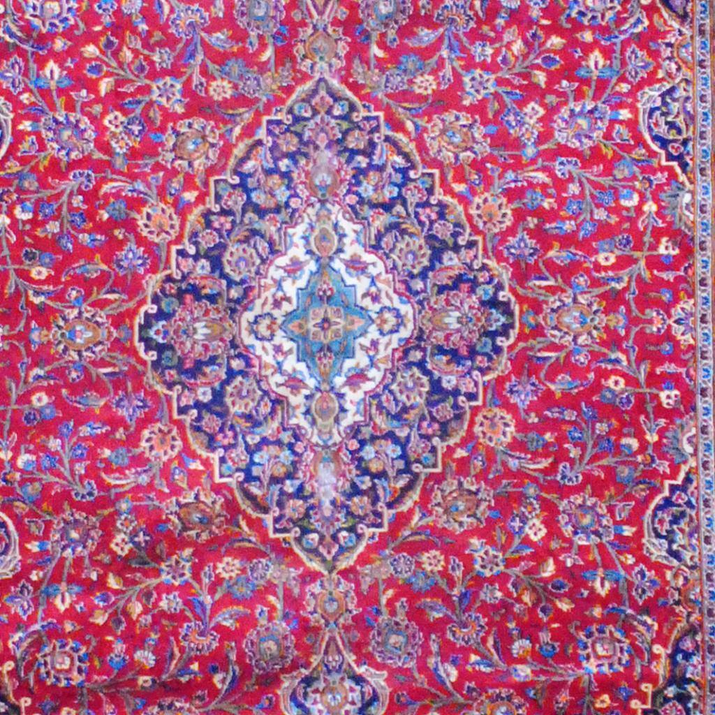 Handmade OneofaKind Kashan Wool Rug (Iran) 10' x 15' Bed Bath