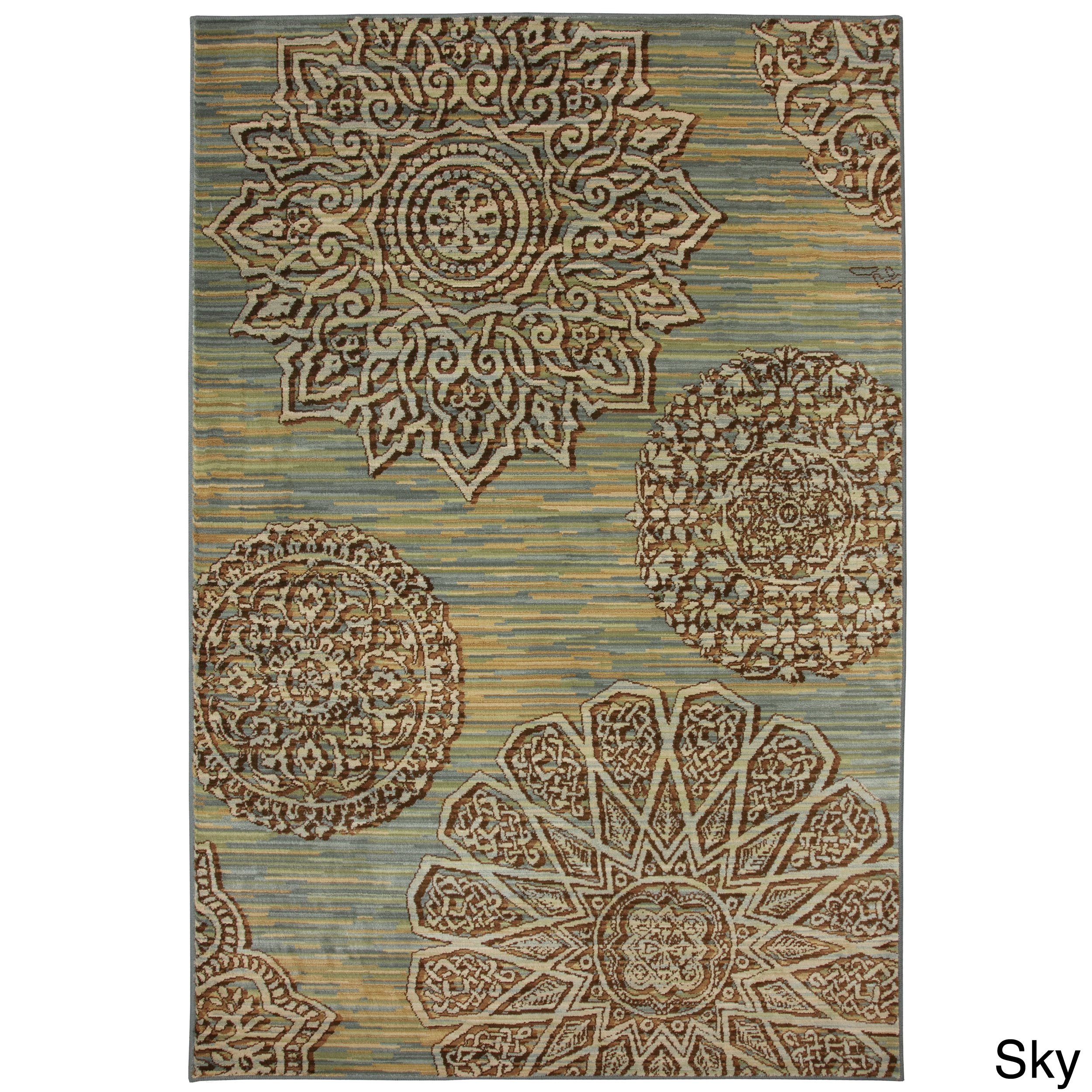 Leigh Striated Medallion Rug (8 X 10)