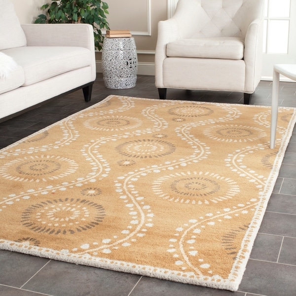 Martha Stewart by Safavieh Ogee Dot Curry Wool Rug - 8' x 10'