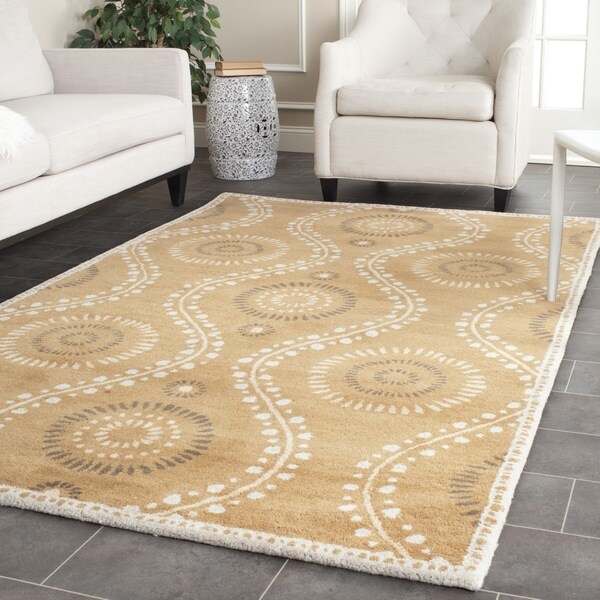 Martha Stewart by Safavieh Ogee Dot Curry Wool Rug - 8' x 10'