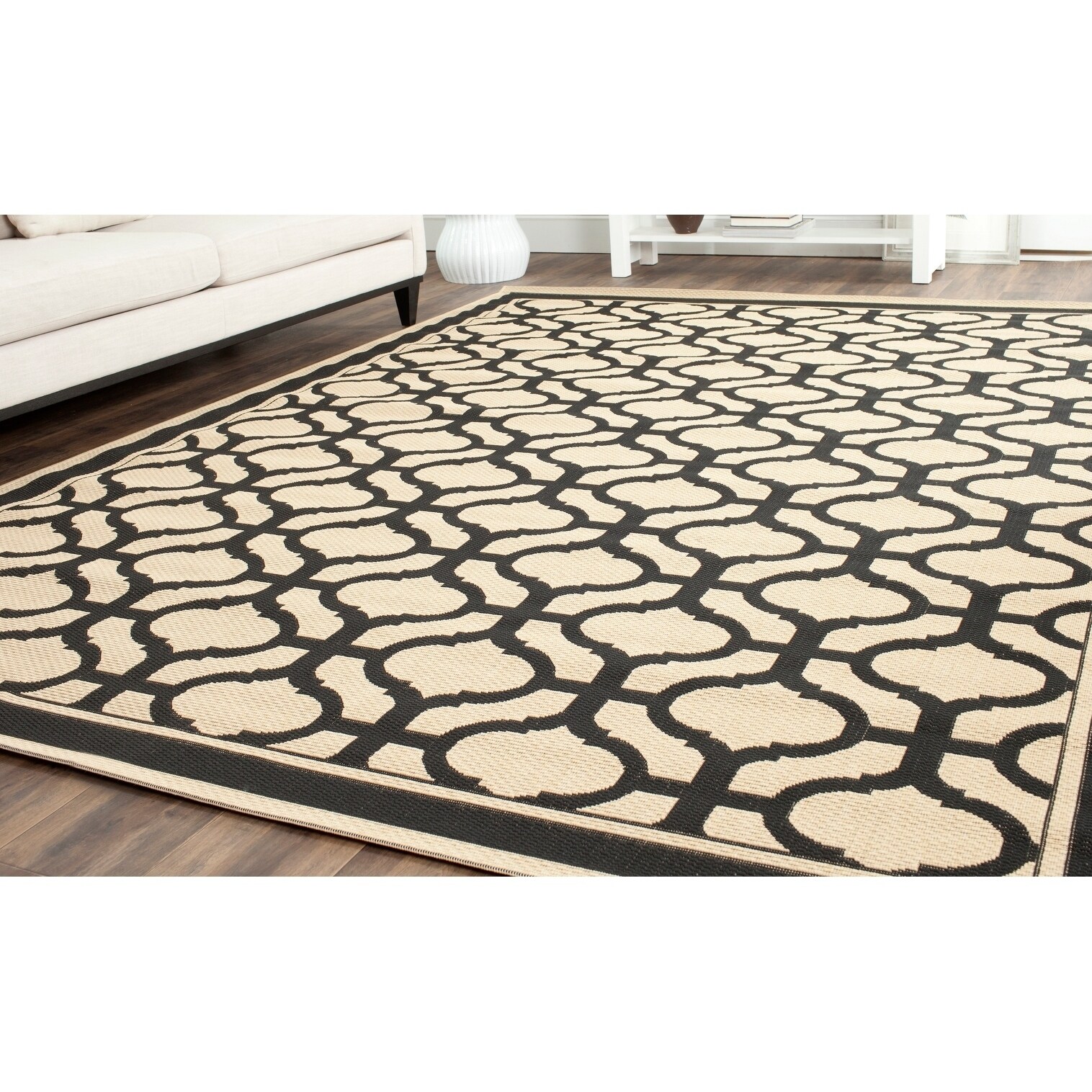Shop Martha Stewart by Safavieh Tangier Cream/ Black Indoor/ Outdoor