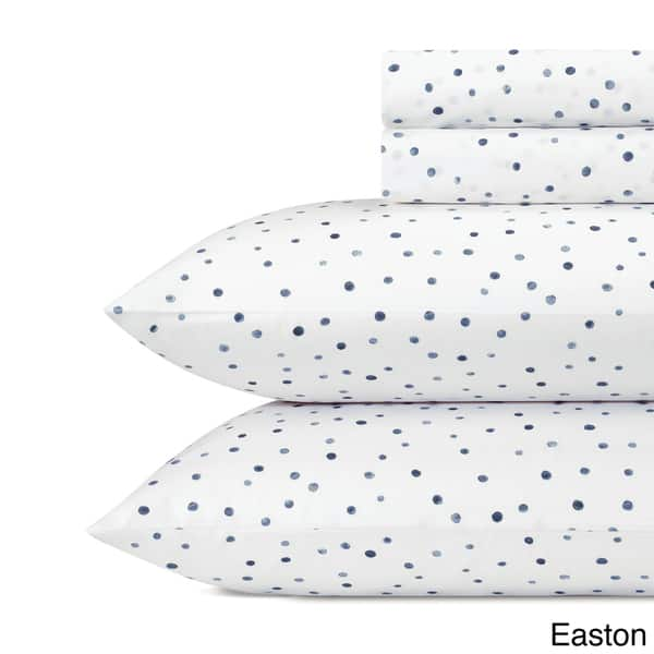 Tommy Hilfiger Cotton Percale Print Sheet Set - Bed Bath & Beyond - 7920368