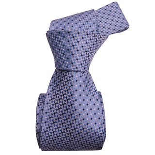 Dmitry Men's Light Blue Patterned Italian Silk Tie
