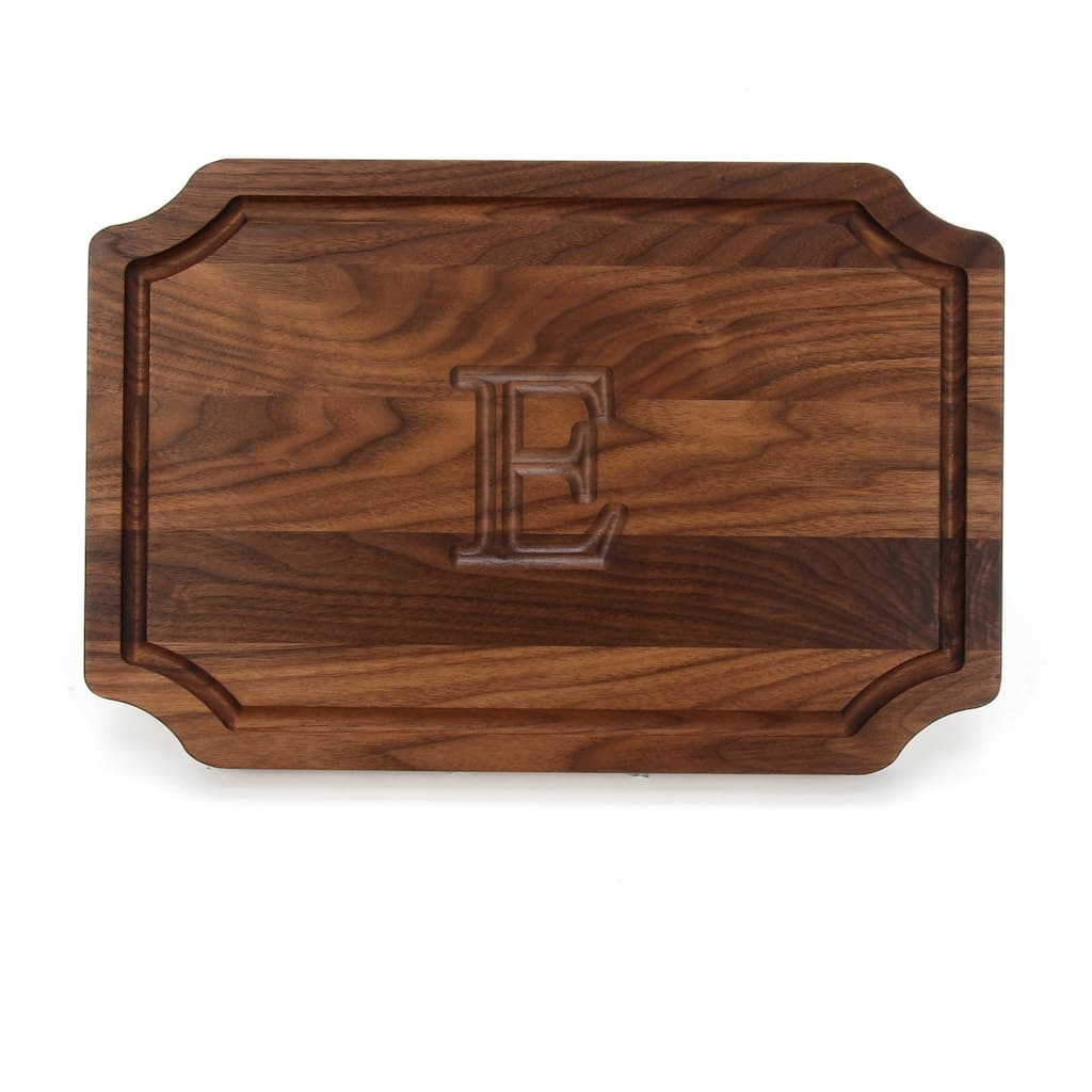 Monogrammed Walnut Cutting Board - 12 x 18