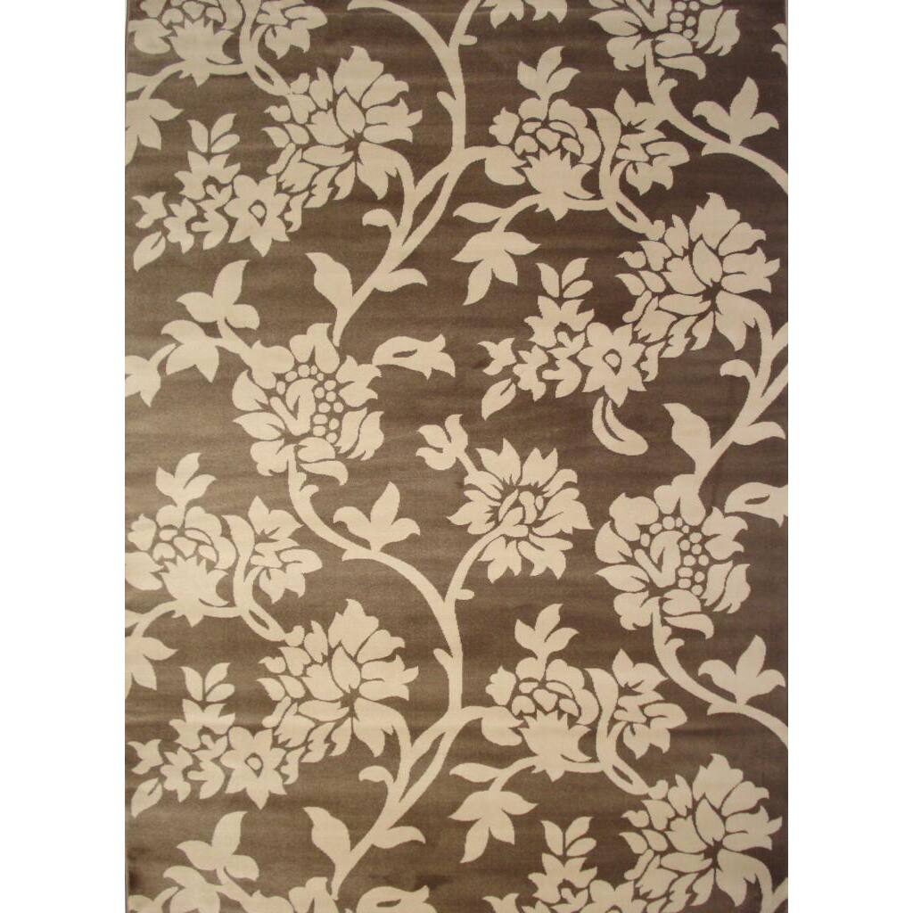 Floradora Beige Area Rug - 6'6 x 9'5