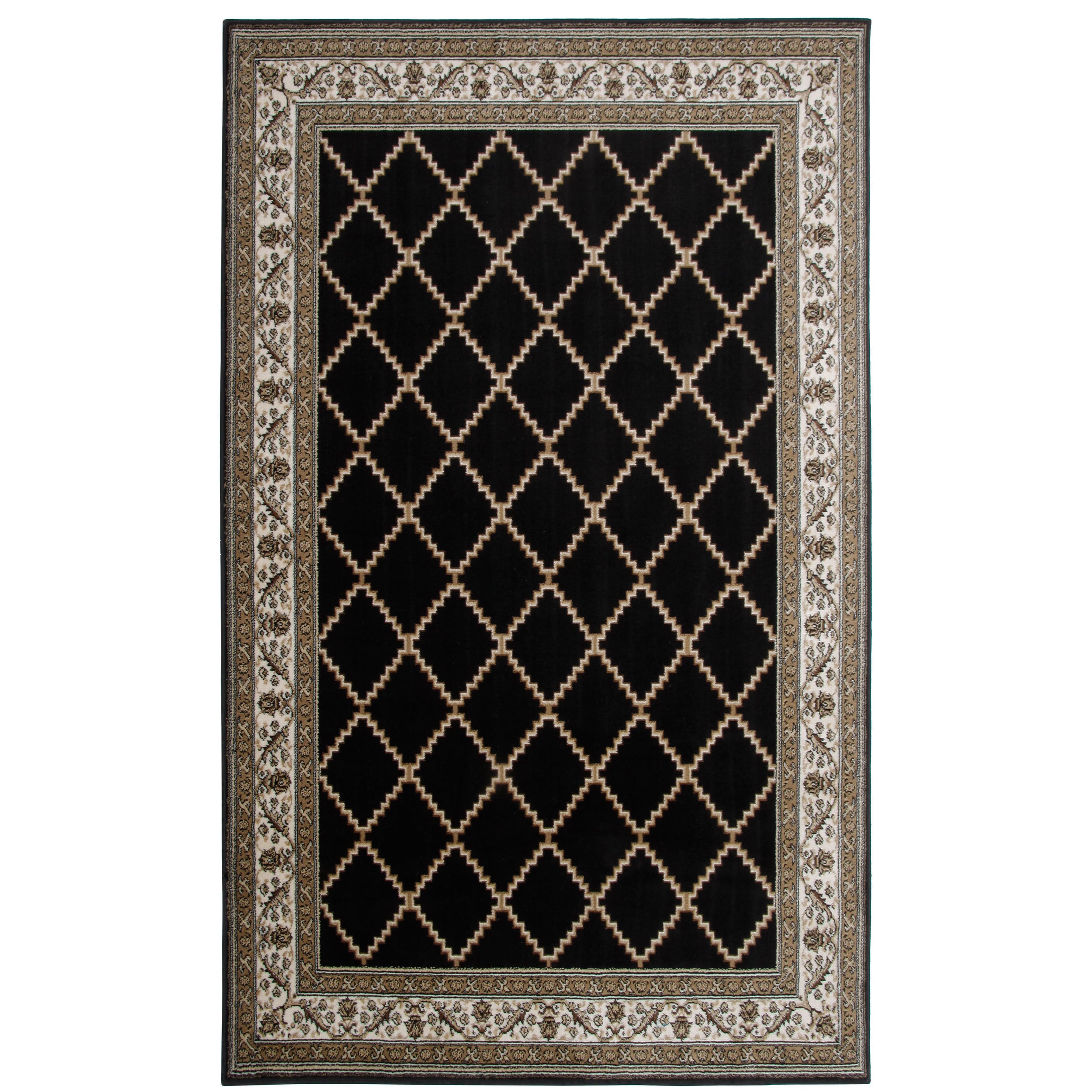 Provence Black Area Rug (44 X 6)