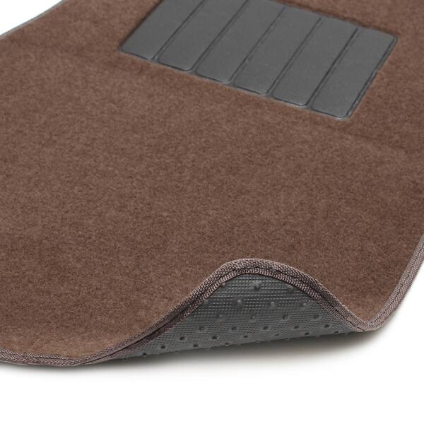 Shop Oxgord Universal Brown Car 4 Piece Floor Mats Dark Beige