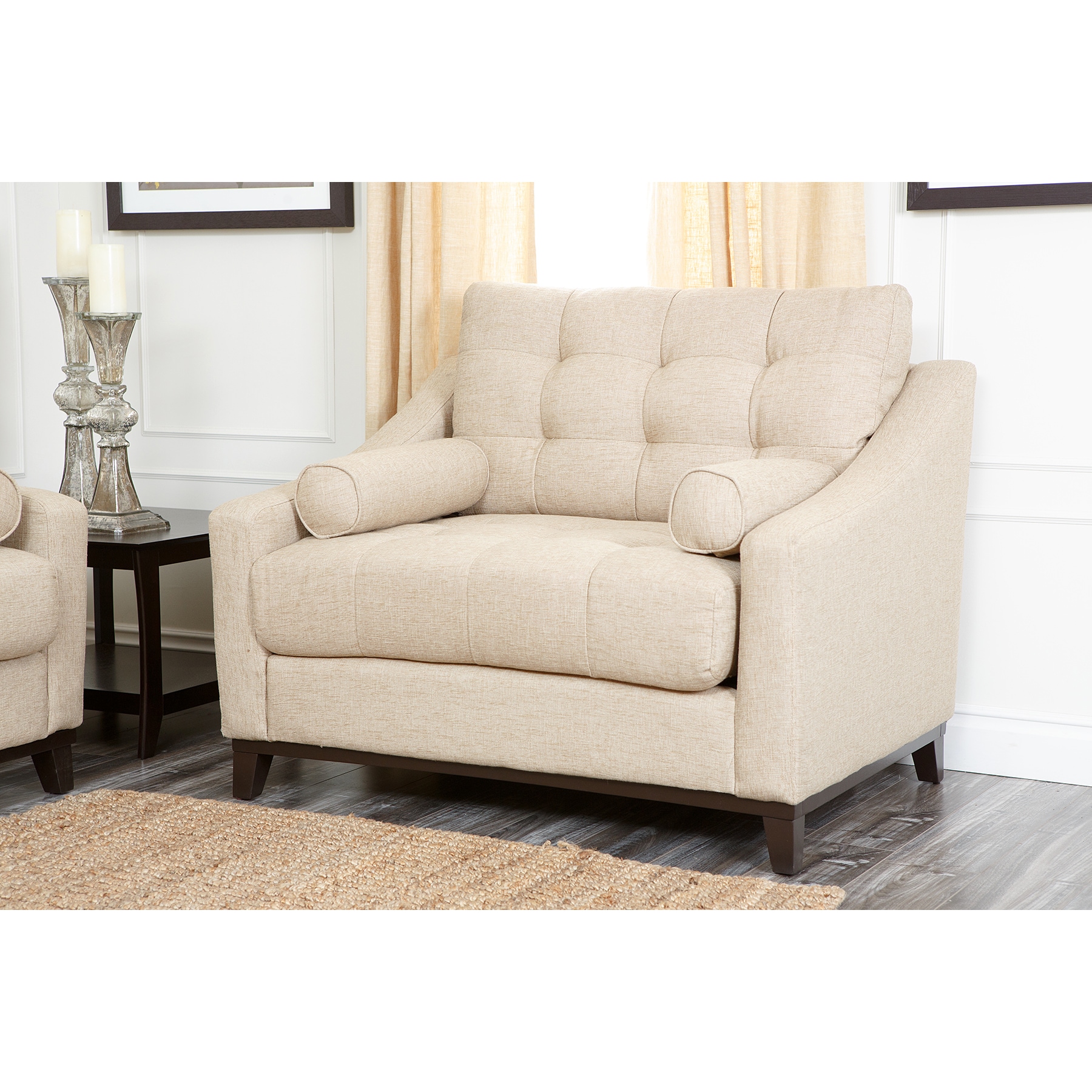 Abbyson Living Alexandria Fabric Arm Chair