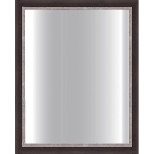Dark Brown Framed Glass Mirror   15300804   Shopping