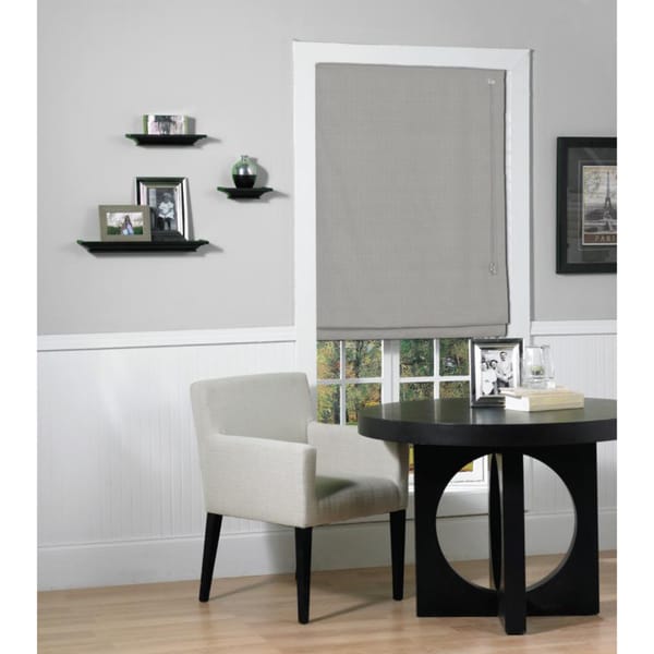 Lewis Hyman Slate Thermal Fabric Roman Shade Free Shipping On Orders Over 45