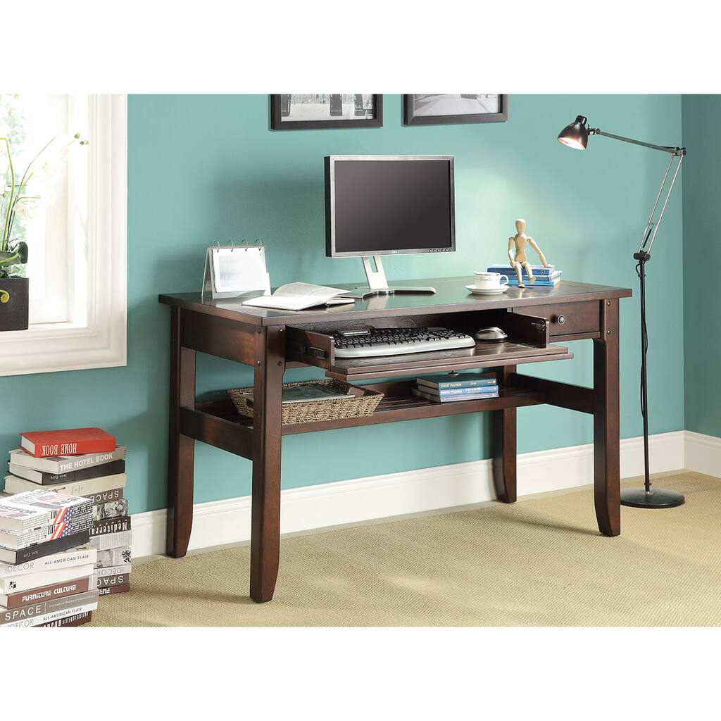 Hainsworth Writing Desk with Pullout Keyboard Drawer