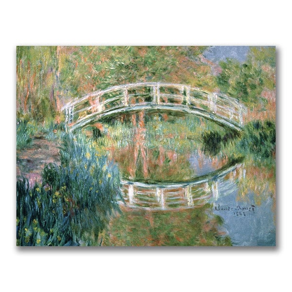 Claude Monet The Japanese Bridge Giverny Canvas Art