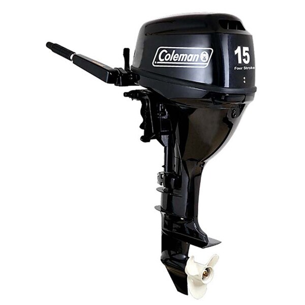 Coleman 15 HP Electric Start Outboard Motor - Free Shipping Today - Overstock.com - 15301239