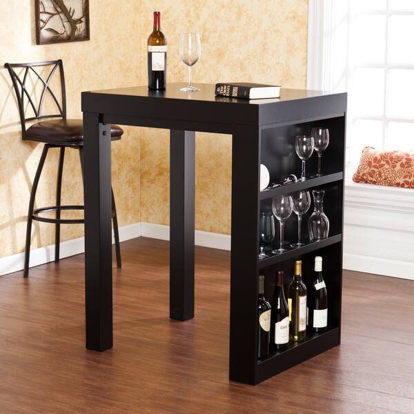 Upton Home Benton Black Bistro Table Overstock 7925698