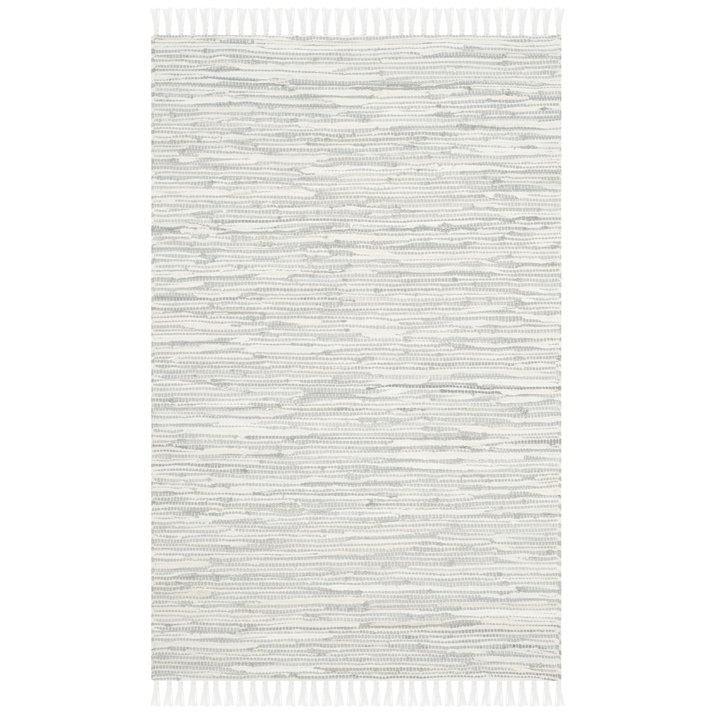 Safavieh Hand woven Montauk Silver Cotton Rug (26 X 4)