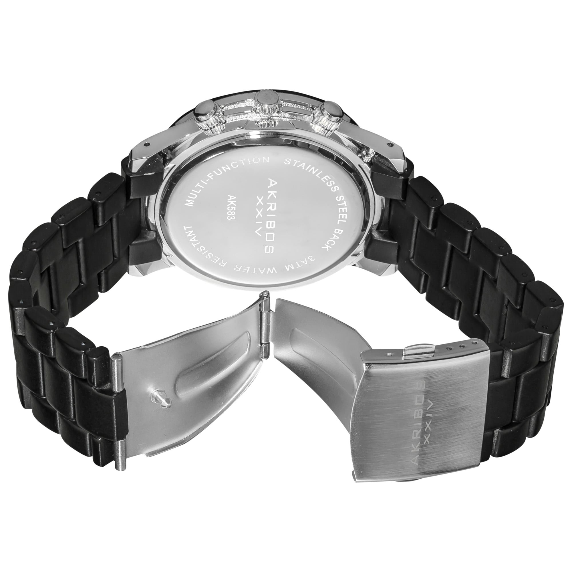 Akribos XXIV Women\'s Alloy Black Dial Akribos XXIV Black Dial Black Ion-plated Men main image 3