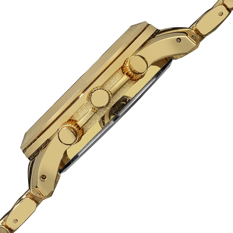 Akribos XXIV Women's Quartz Multifunction Fashion Gold-Tone Bracelet Watch