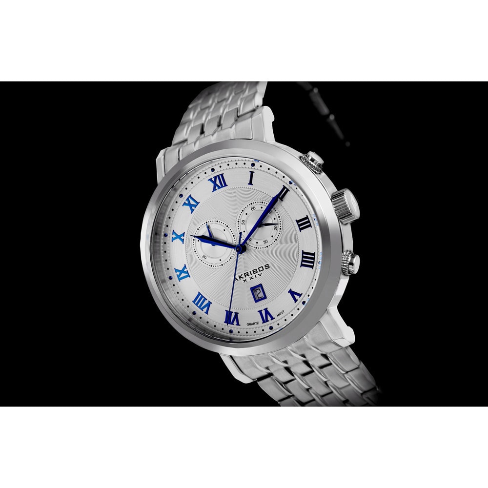 Jūlius様ꕤ*.゜ Akribos XXIV Men's Stainless Steel Swiss Collection