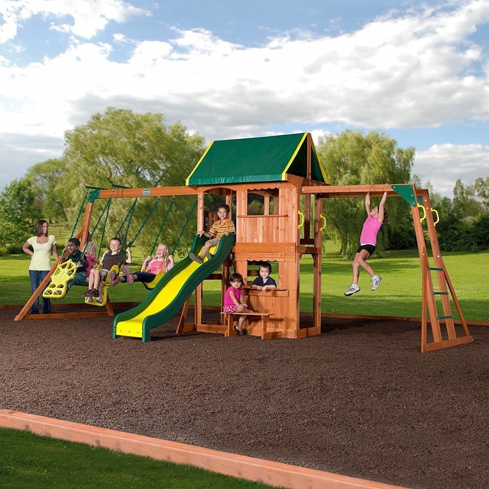 Backyard Discovery Prairie Ridge Playset - 92.0 In. X 22.0 In. X 10.0 In.