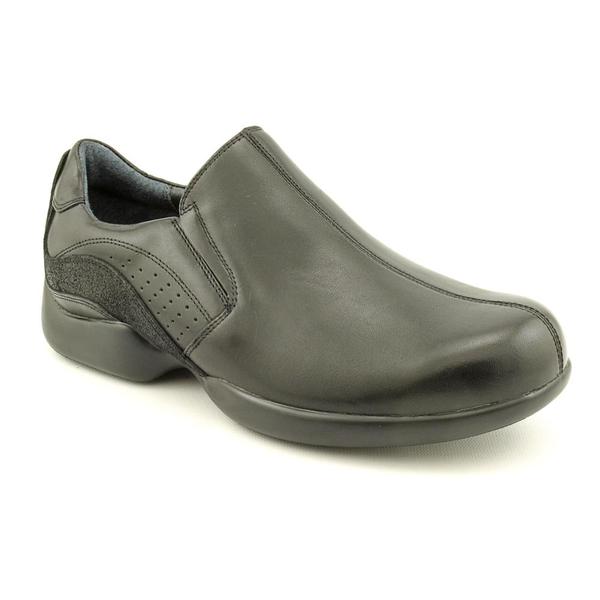 Aetrex Mens Center Stitch Leather Dress Shoes