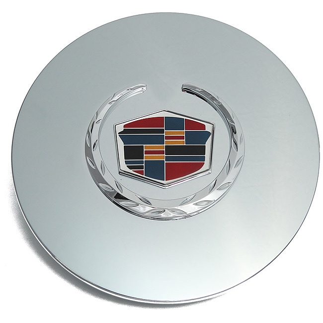 Oxgord Cadillac Chrome Revolution Logo Center Cap (6.5625 inch diameterQuantity One (1) capHollander #1 4521, 4522, 4523, 4529, 4530, 4533, 4534, 4551Hollander #2 4552, 4553, 4559, 4560, 4562, 4601, 4602, 4603 MetalSize 6.5625 inch diameterQuantity O