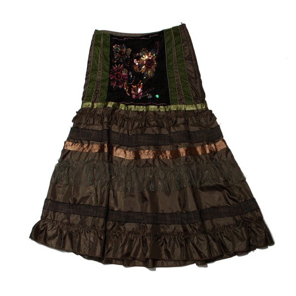 Sweetheart Jane Girls Long Stain Beaded Skirt Sweetheart Jane Girls' Skirts