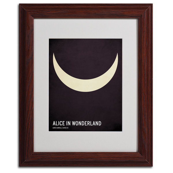 Christian Jackson 'Alice in Wonderland' Framed Matted Giclee Art Trademark Fine Art Canvas