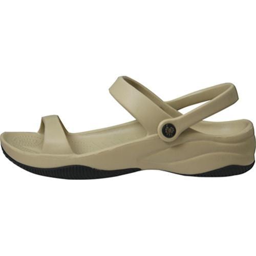 Womens Dawgs 3 Strap Sandal Tan/Black  ™ Shopping   Great